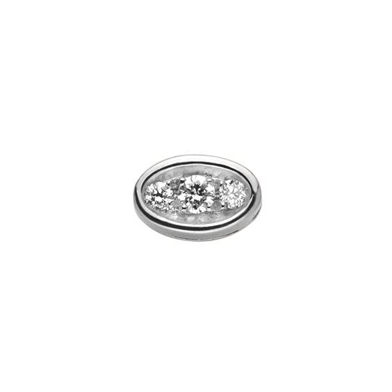 Charm Elements PIETRE PREZIOSE in Oro bianco Diamante 0.04 Ct DCHF8565.004 - DCHF8565.004